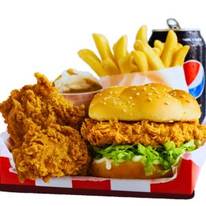Zinger Burger Box Hot & Crispy